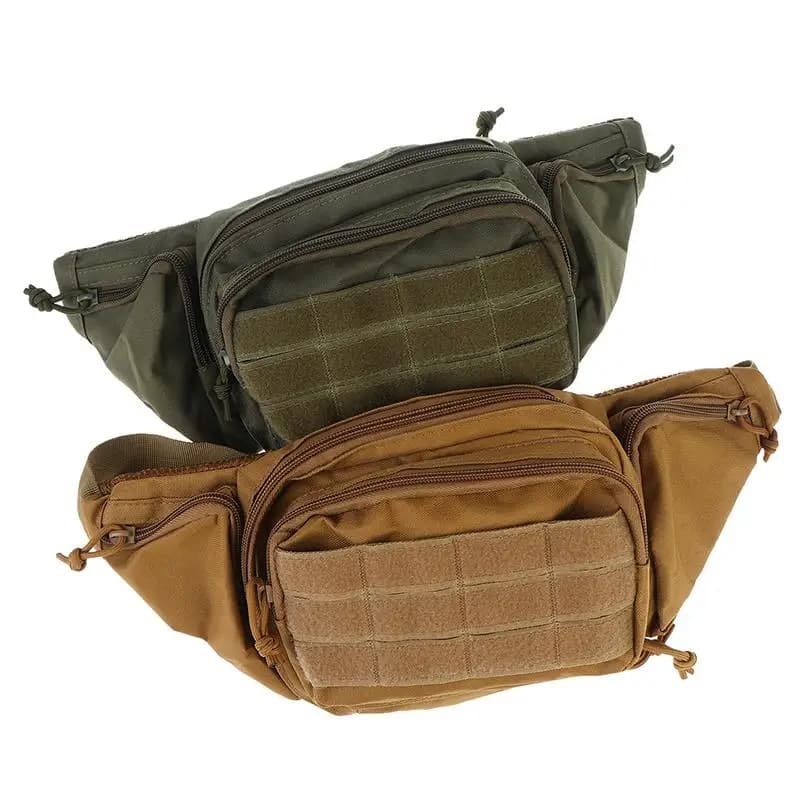 Men Waist Fanny Pack Belt Bag Outdoor Motorcycle Rider Sports Climb Camping Male Chest Bag