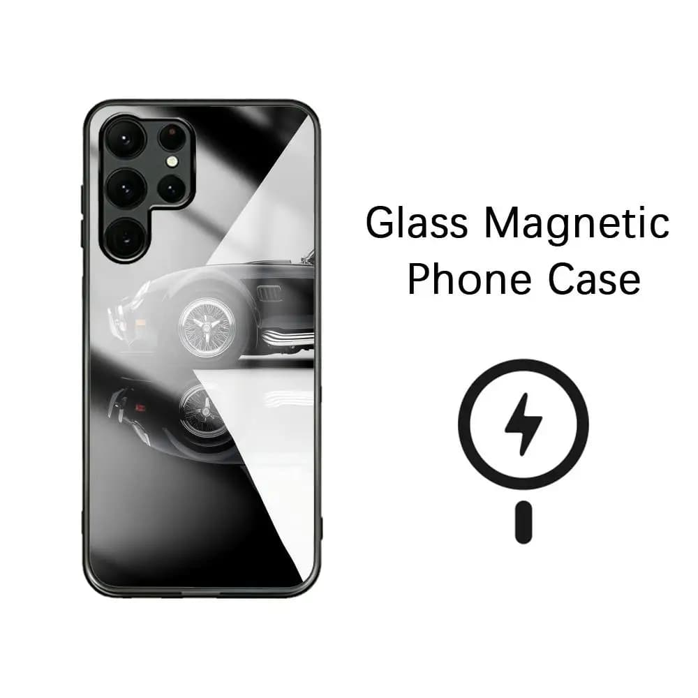 Hot Brands R-Royces Luxury R-Rolls Phone Case For Samsung S26 S25 S24 S23 S22 S21 S20 Plus Ultra Note20 Glass Magnetic Case