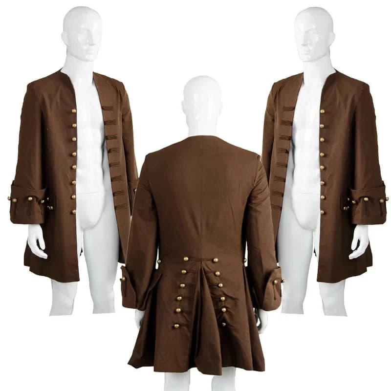 2026 Captain Jack cosplay meter cosplay costume trench coat jacket only for adult WVT6F