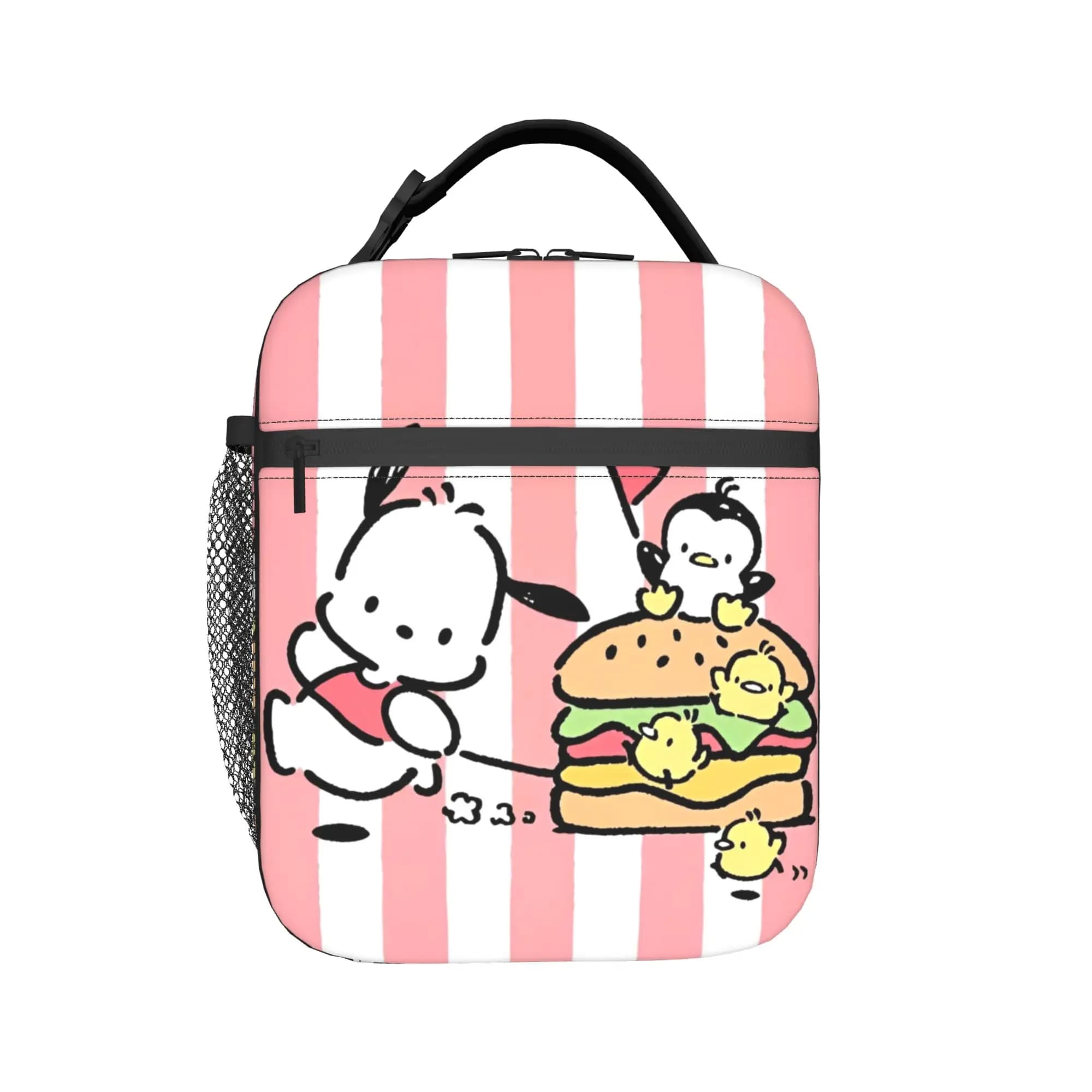 Borsa termica per il pranzo Pochacco Hamburg, borsa termica riutilizzabile, contenitore per il pranzo, borsa portatile per il pranzo, borsa per il cibo, lavoro, viaggi