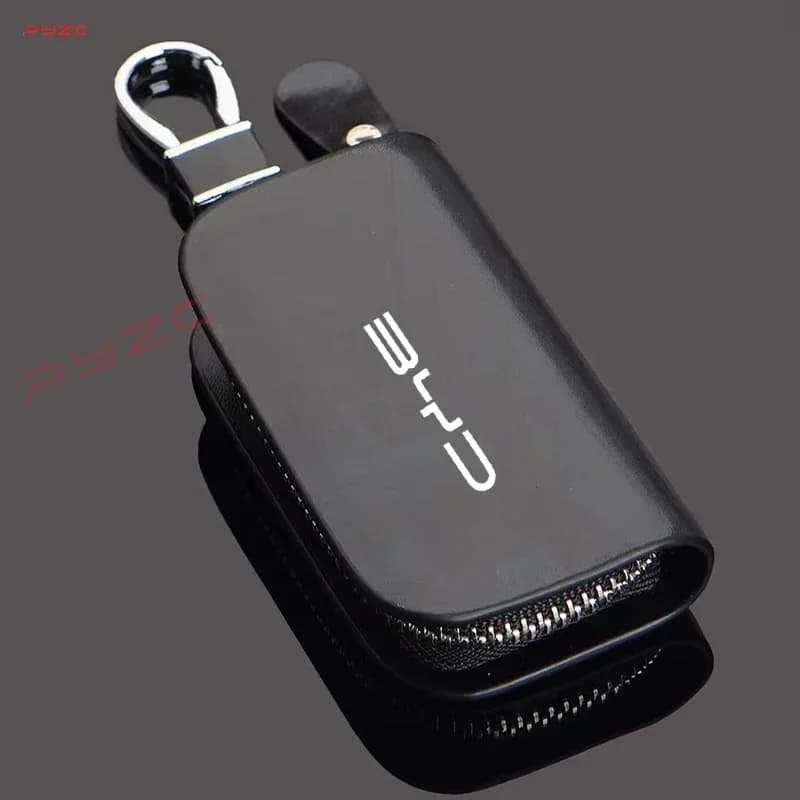 For BYD M6 G3 G5 T3 13 F3 F0 S6 S7 E5 E6 L3 tang Fashion Vintage Genuine Leather Wallet Key Holder Housekeeper Keys Organizer