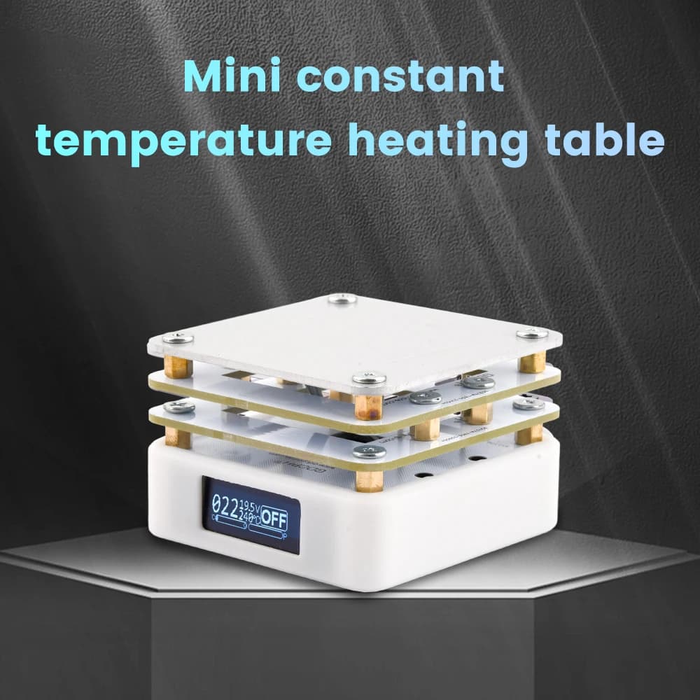 USB Type-C PD65w Mini Plate Hot Plate Digital Preheating Preheating Station PCB Card Welding Plate Heating Table Repair Tools