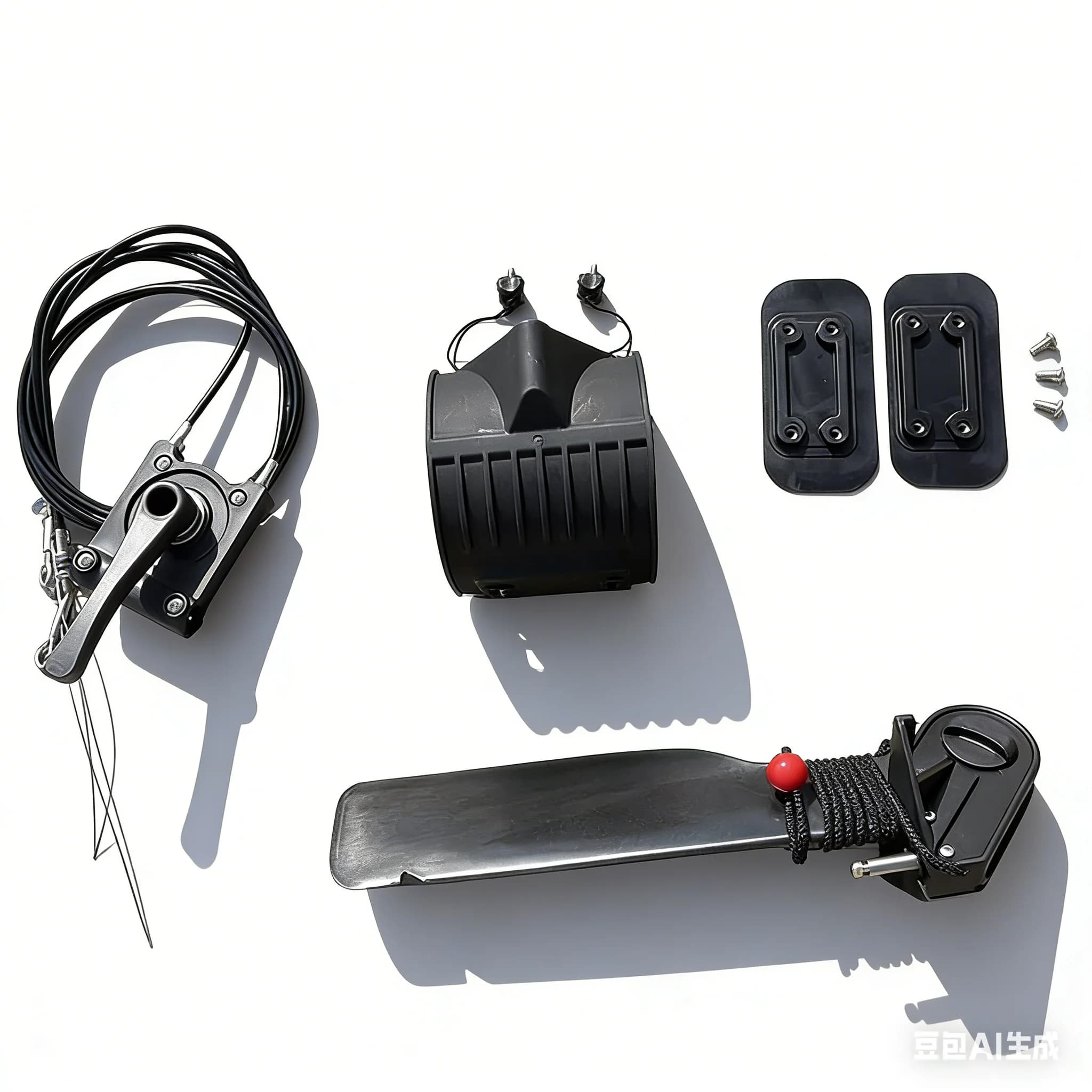 Kit di Controllo del Sistema di Sterzo con Timone per Paddle Board Gonfiabile STLF SUP, Accessori per il Controllo della Direzione