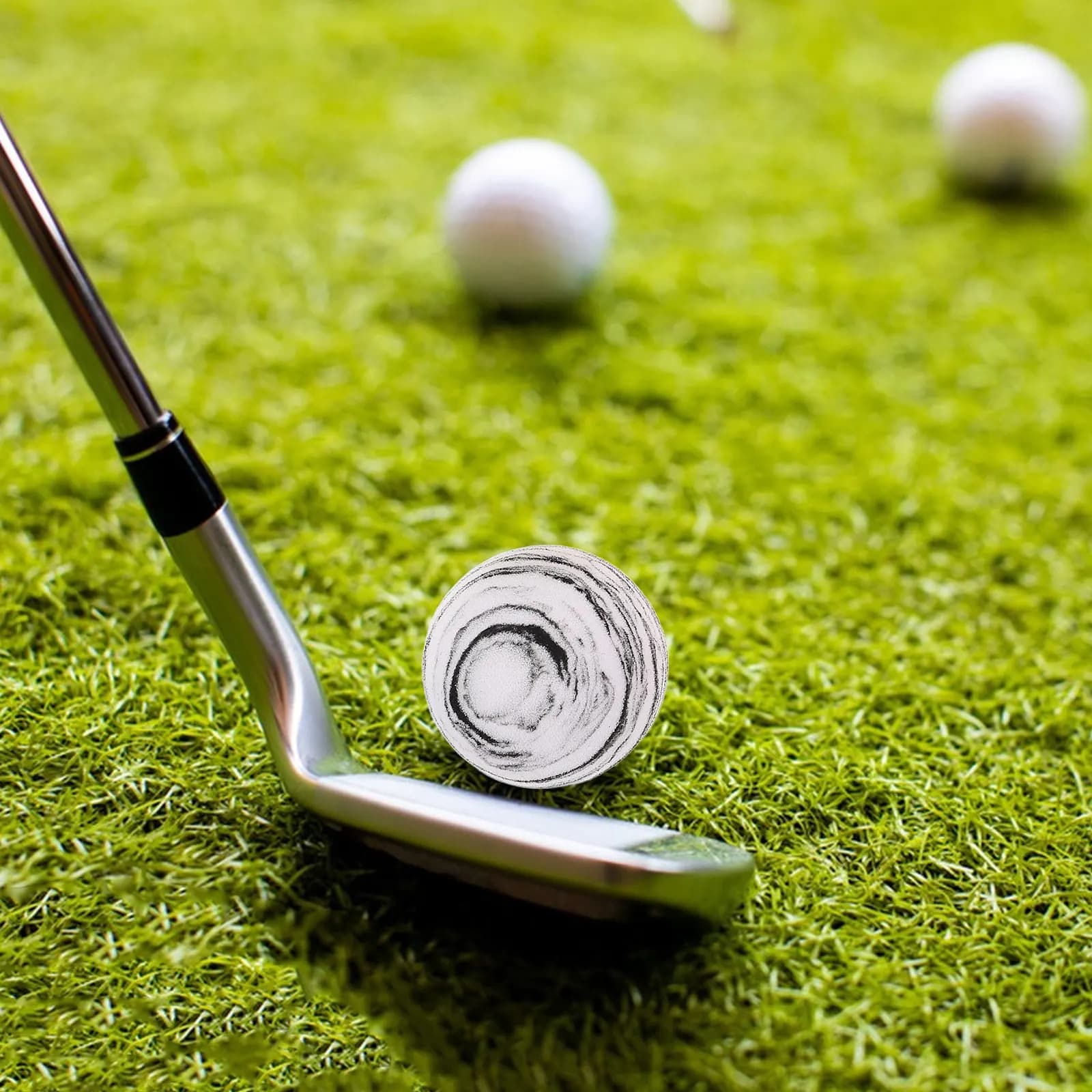 12 Palline da Golf per Allenamento Indoor in Schiuma EVA, Leggere e Morbide, per Principianti, con Rimbalzo Realistico, per Giardino