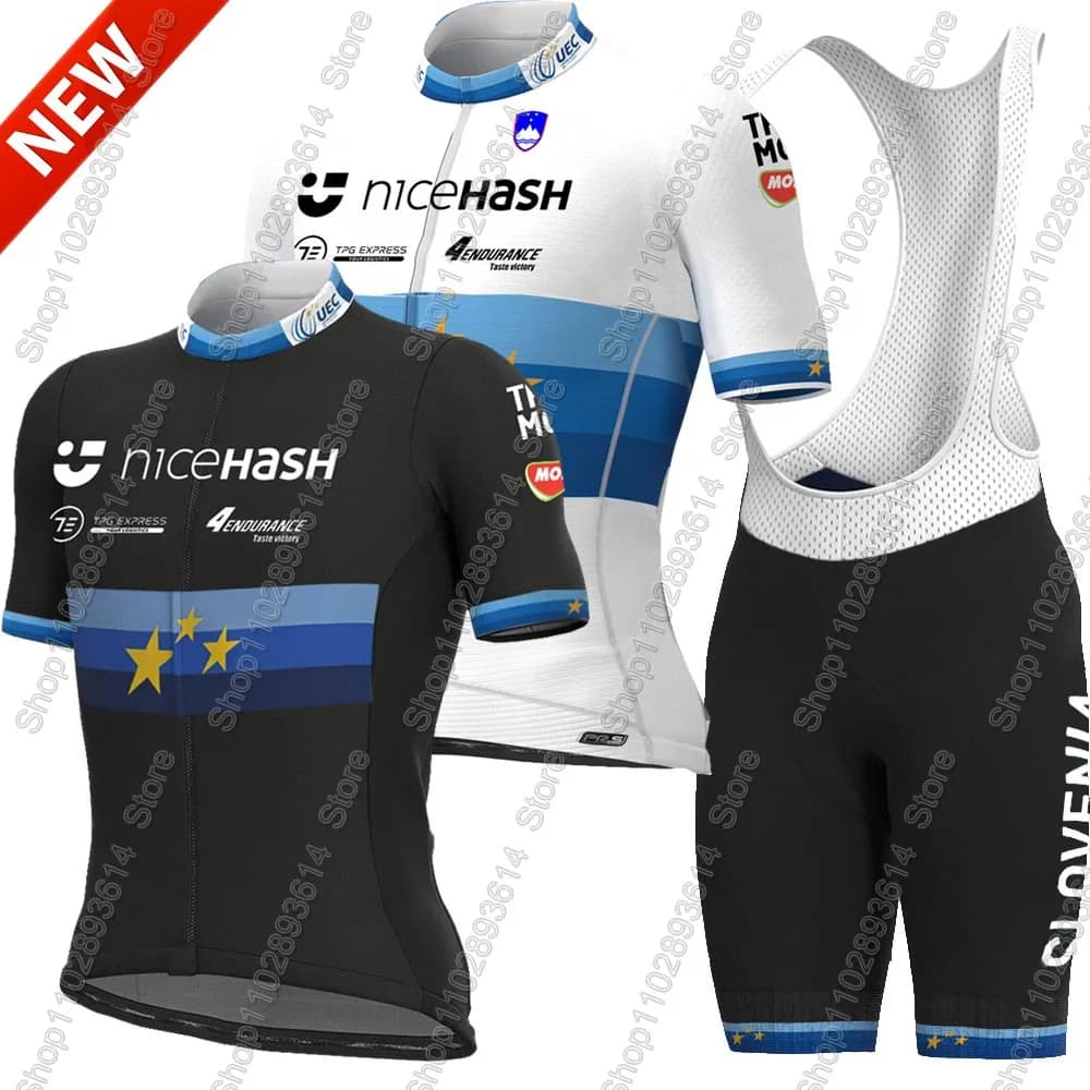 Slovenia 2026 National Team European Cycling Jersey Set Clothing kits Road Bike Shirts Suit Bicycle Bib Shorts MTB Wear Maillot