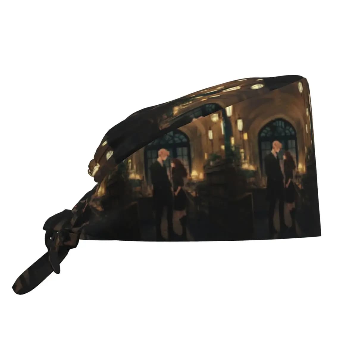 Dramione At The Library Scrub Hat Cappello da lavoro per medici, berretto chirurgico, cappelli da infermiera regolabili unisex per dentisti