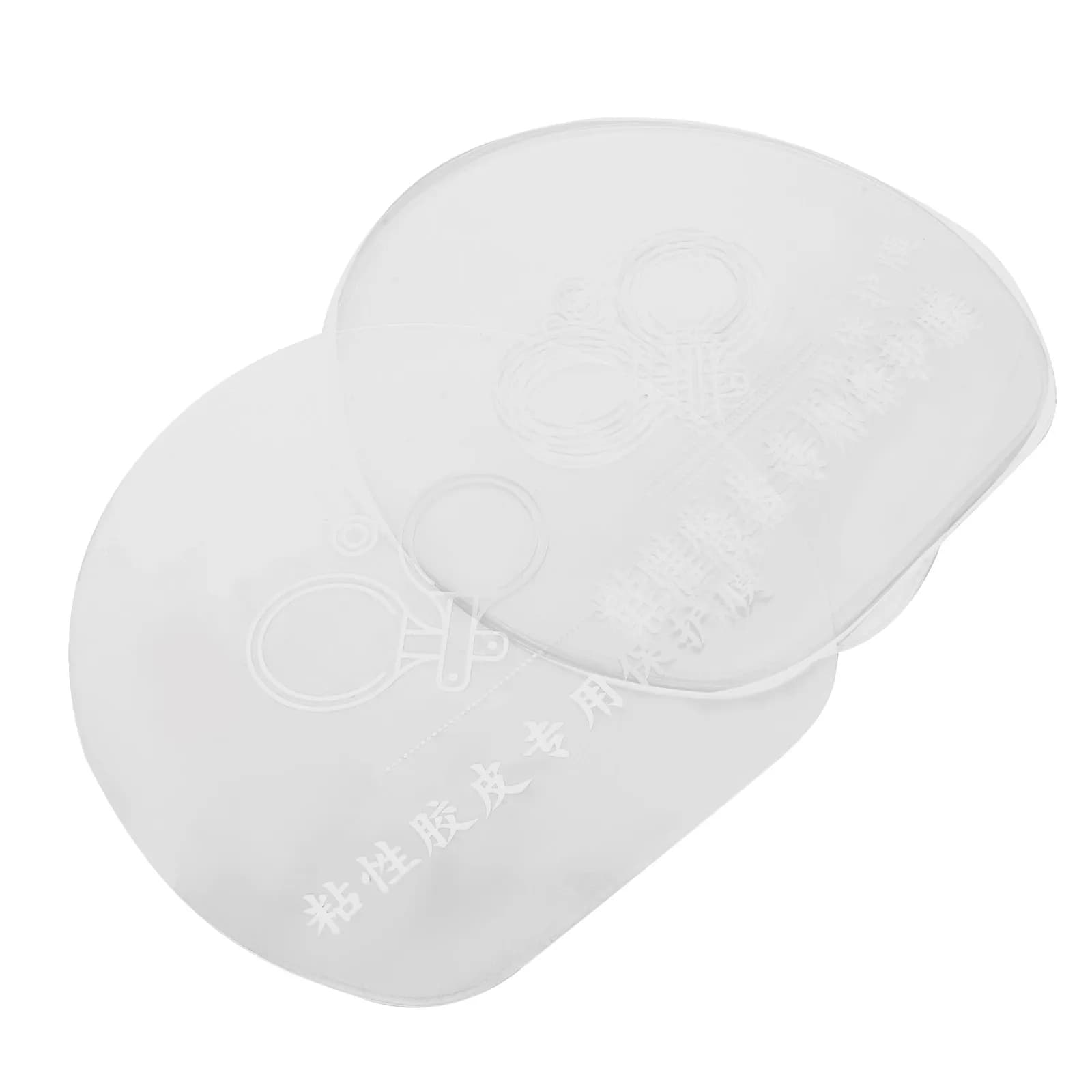 10Pcs Ping Pong Racket Protective Film Transparent Non Adhesive Paddle Cover Table Tennis Racket Guard Replacement Protective