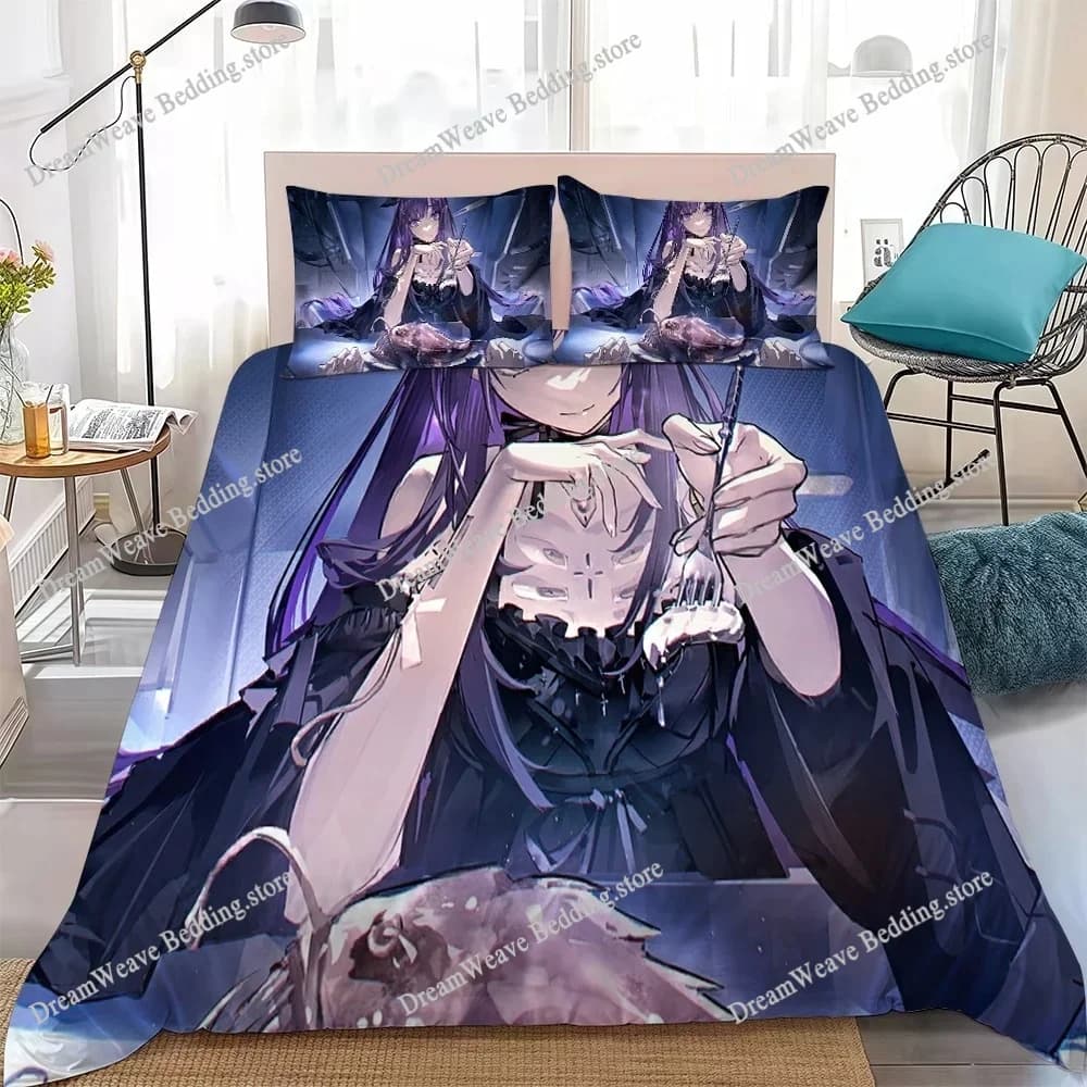 Set Copripiumino Punishing Gray Raven, Biancheria da Letto in Stile Casa, Morbido Cotone Lavabile, Regalo per Dormitorio Studentesco
