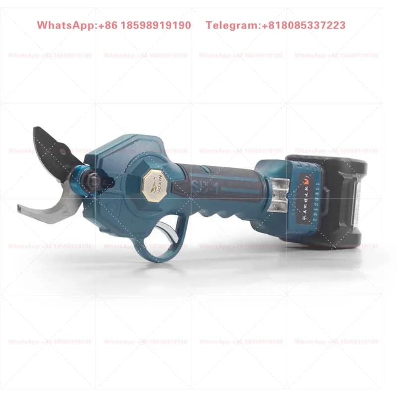 Powerless Electric Scissors, Cutting Diameter 40mm, Lithium Battery Powered With LCD Display, Professional Gardening Equipment