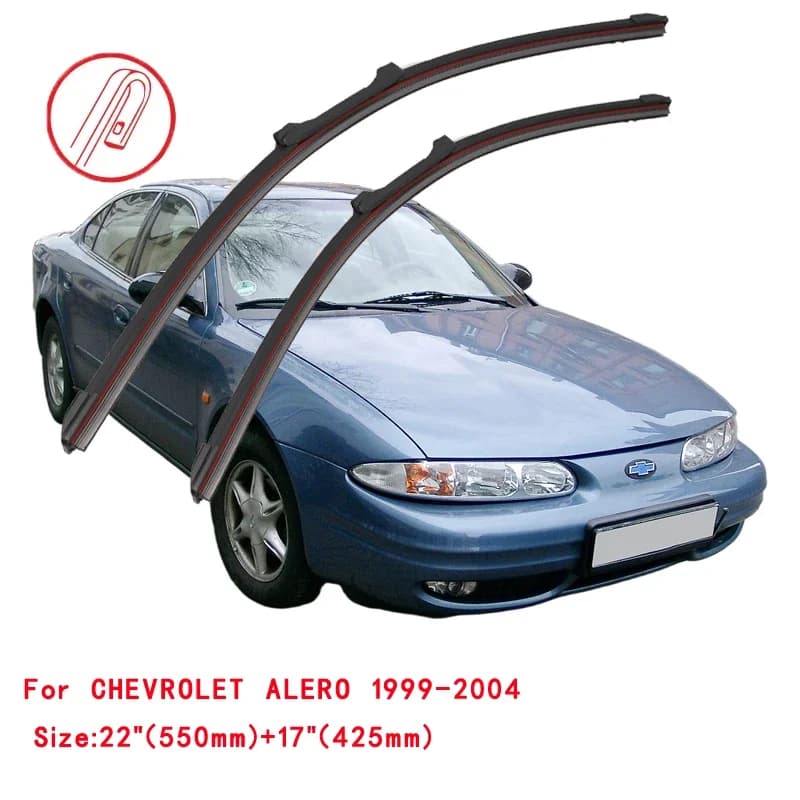 For CHEVROLET ALERO 1999-2004 Car Windshield Wiper Blade Front Windscreen Brushes Washer Accessories Cleaning Replacement Parts