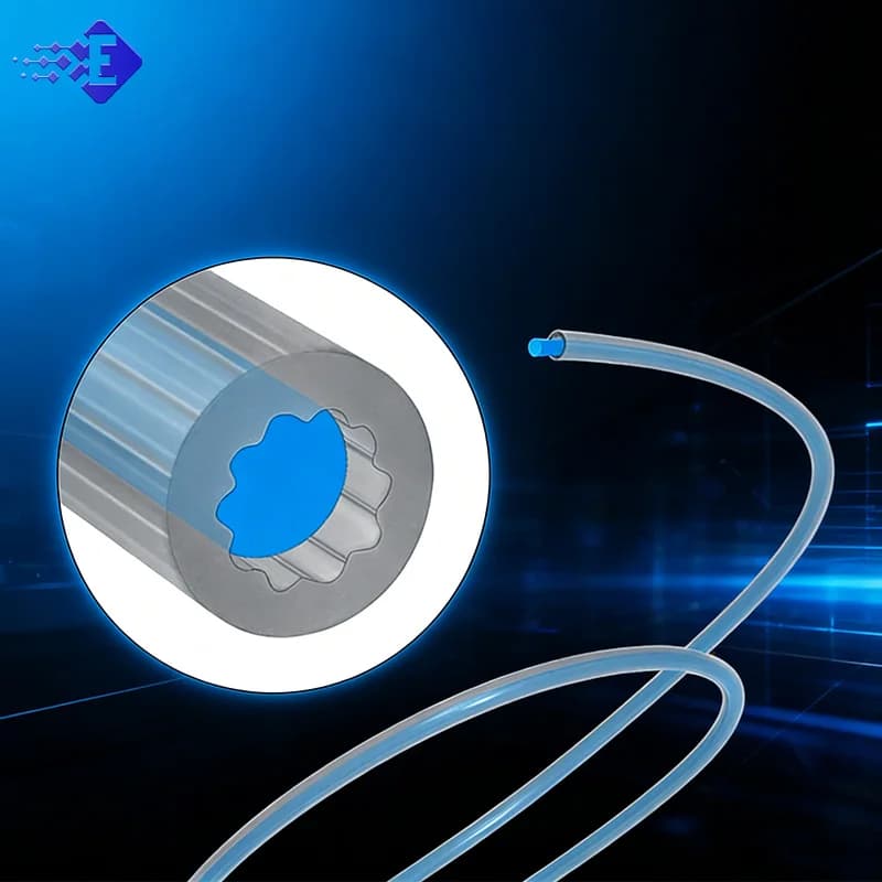 Mellow Star Shaped Japanese Materials PTFE Tube 4mm OD Teflonto Ultra-Smooth Flow DIY 3D Printer For Bambu Lab AMS Creality