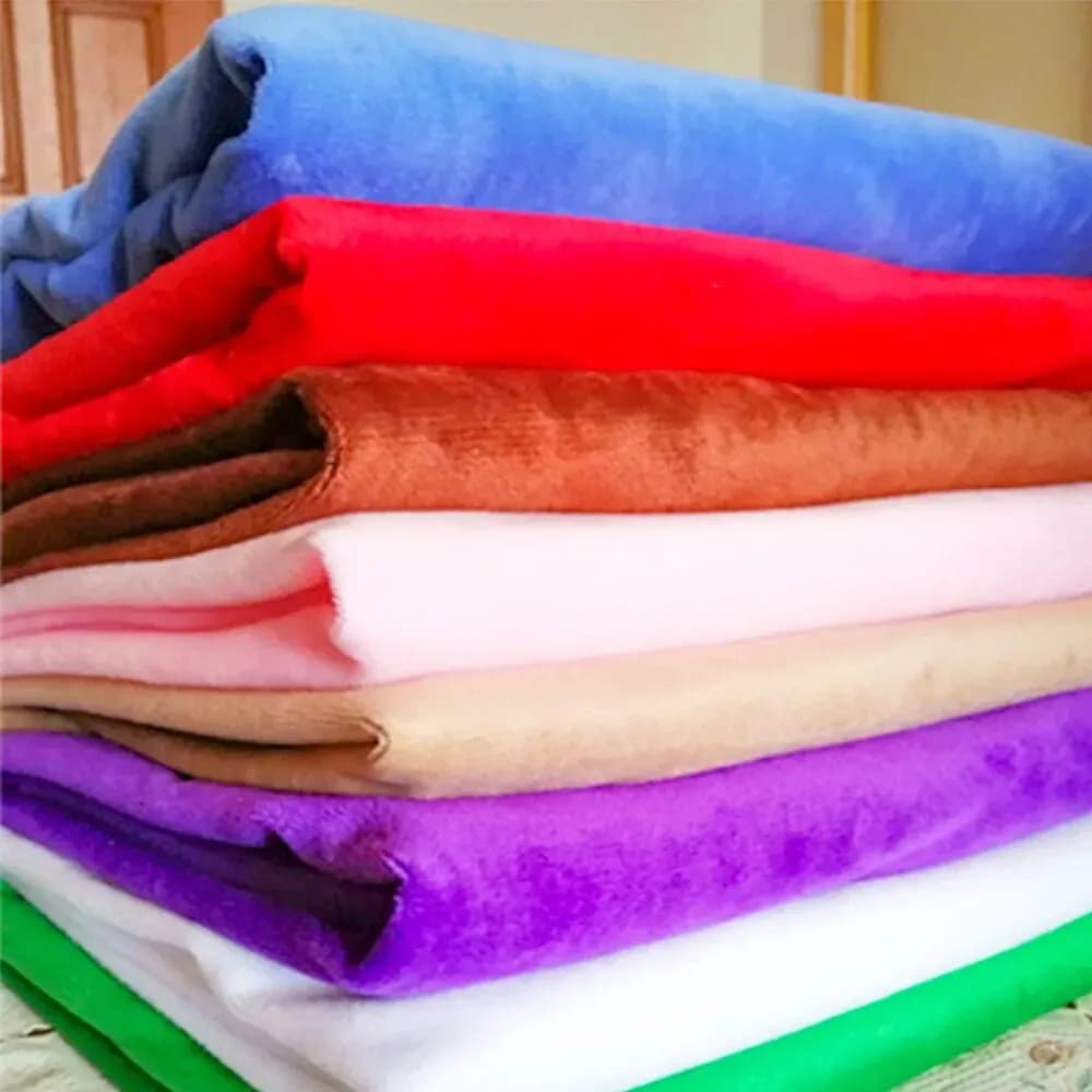 Tessuto Minky Tessuti in velluto di peluche super morbidi Fai da te fatti a mano Tessili per la casa Giocattolo Bambola Abbigliamento Cuscino Cuscino Coperta Materiale