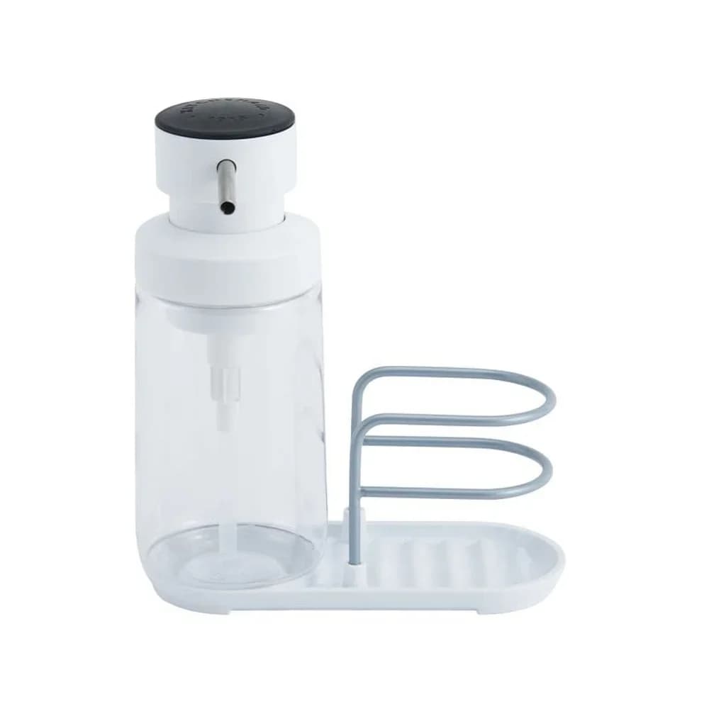Portasapone e Porta Spugna per Lavello da Cucina, Organizzatore Resistente alla Ruggine con Design in Filo Metallico, Facile Accesso, Salvaspazio Compatto