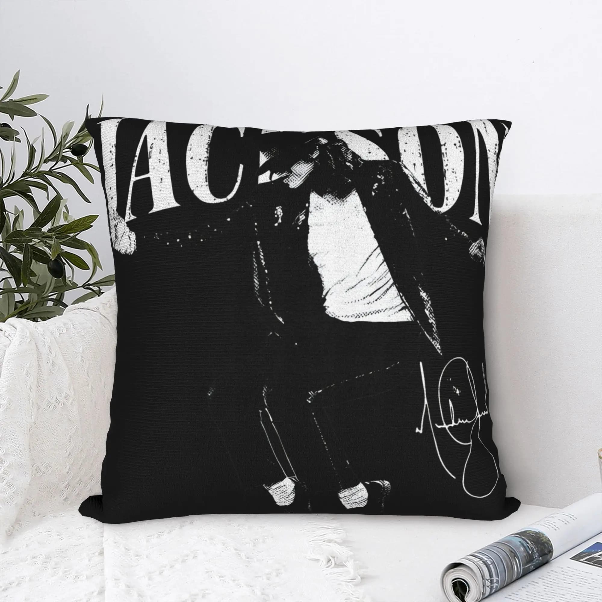 Michael Jackson Dance Pillow Cover Comfy Cushion Cover Fashion Pillow Case For Sofa Couch Bed Living Room