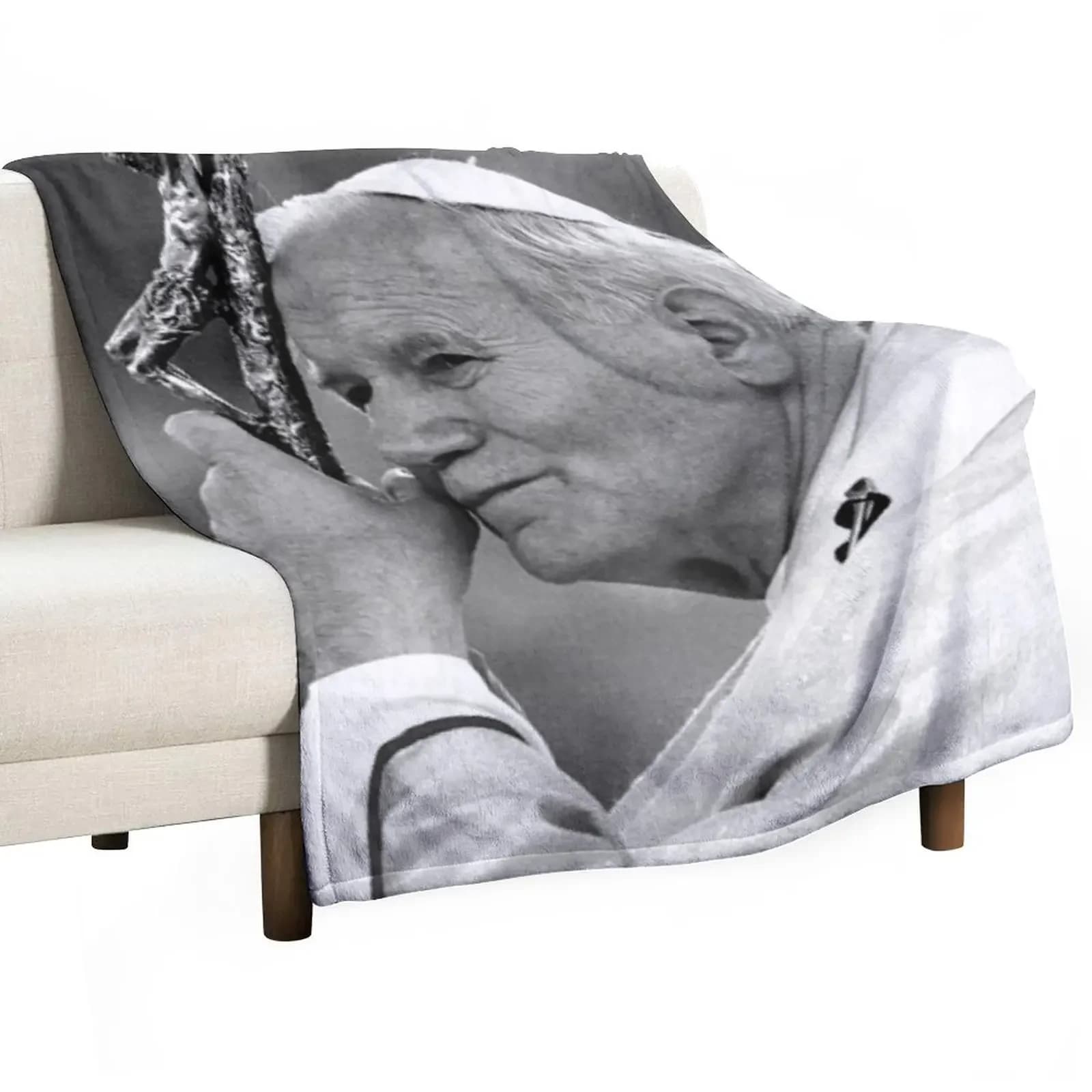 Papa John Paul II coperta da tiro coperta per bambini coperta polare