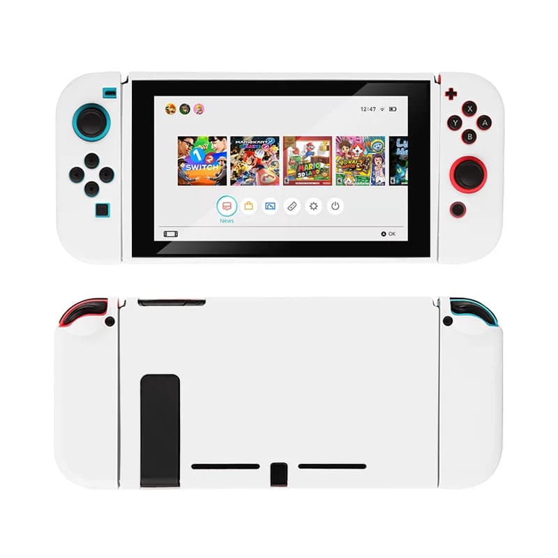 Custodia protettiva OLED per Nintendo Switch Kawaii Anime Cute Funda Custodia protettiva in TPU acoplabile per controller Nintendo Switch Joy-Con