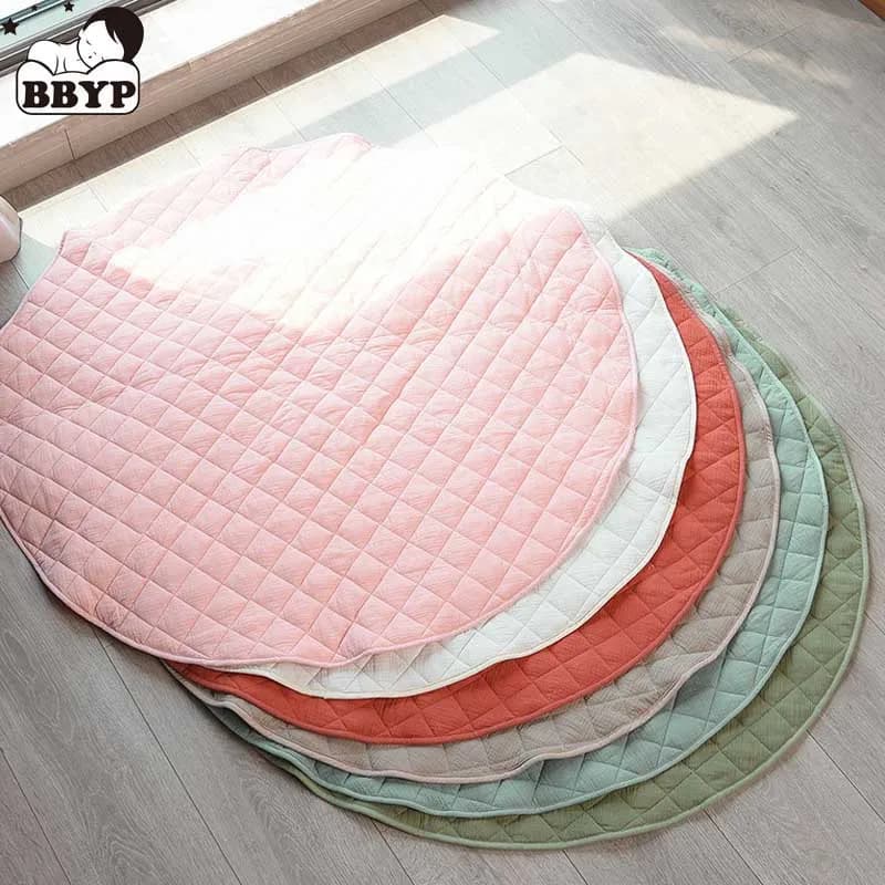 115cm Play Mat Reticolo Baby Mat Stripping Cotton Cover Flooring Carpet Kids Room Nursery Decor