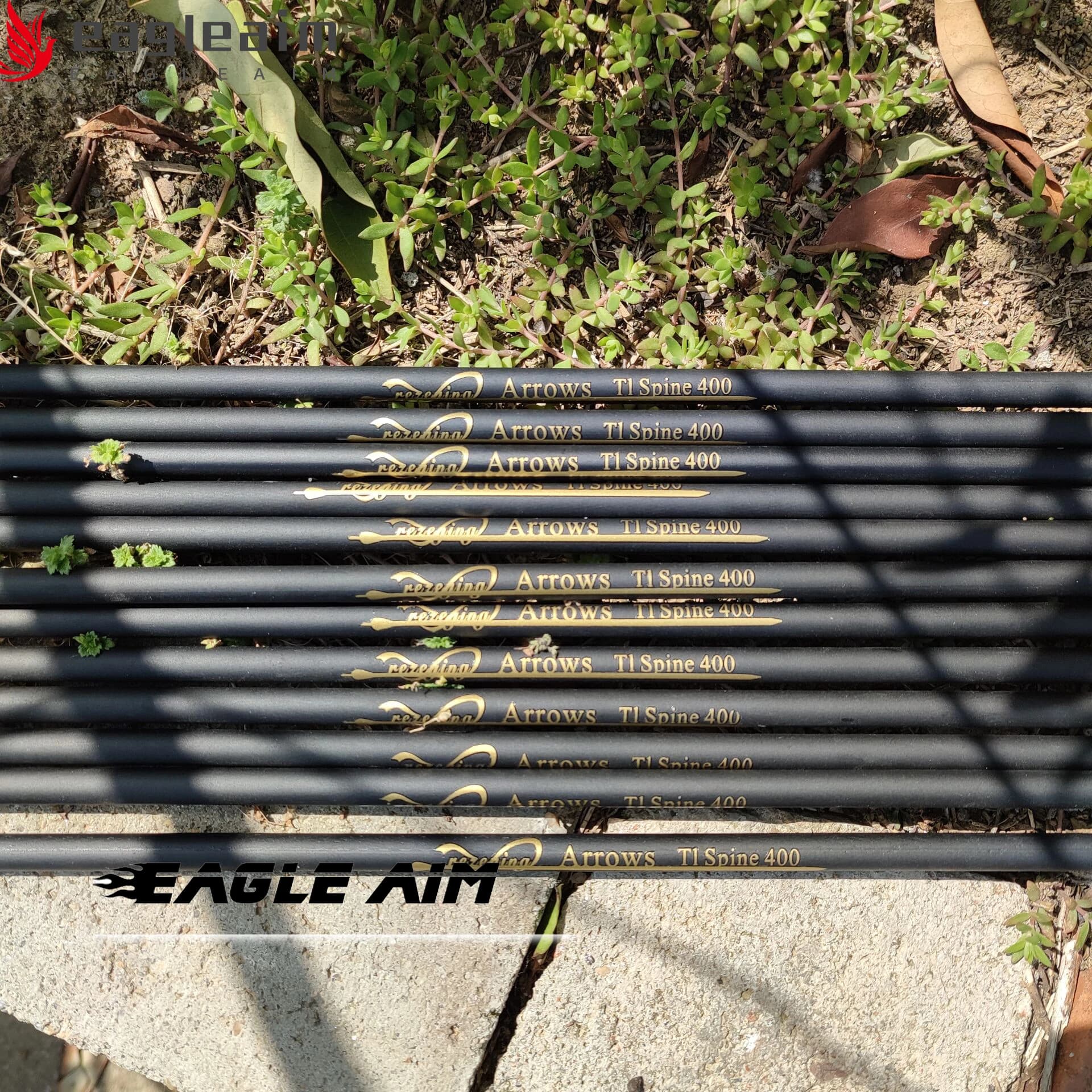 9PCS 20Inches Archery Carbon Arrow Shaft ID7.6mm Spine400 Shooting Accessories For 40-60lb Bow and Arrows Crossbow Arrows Arch