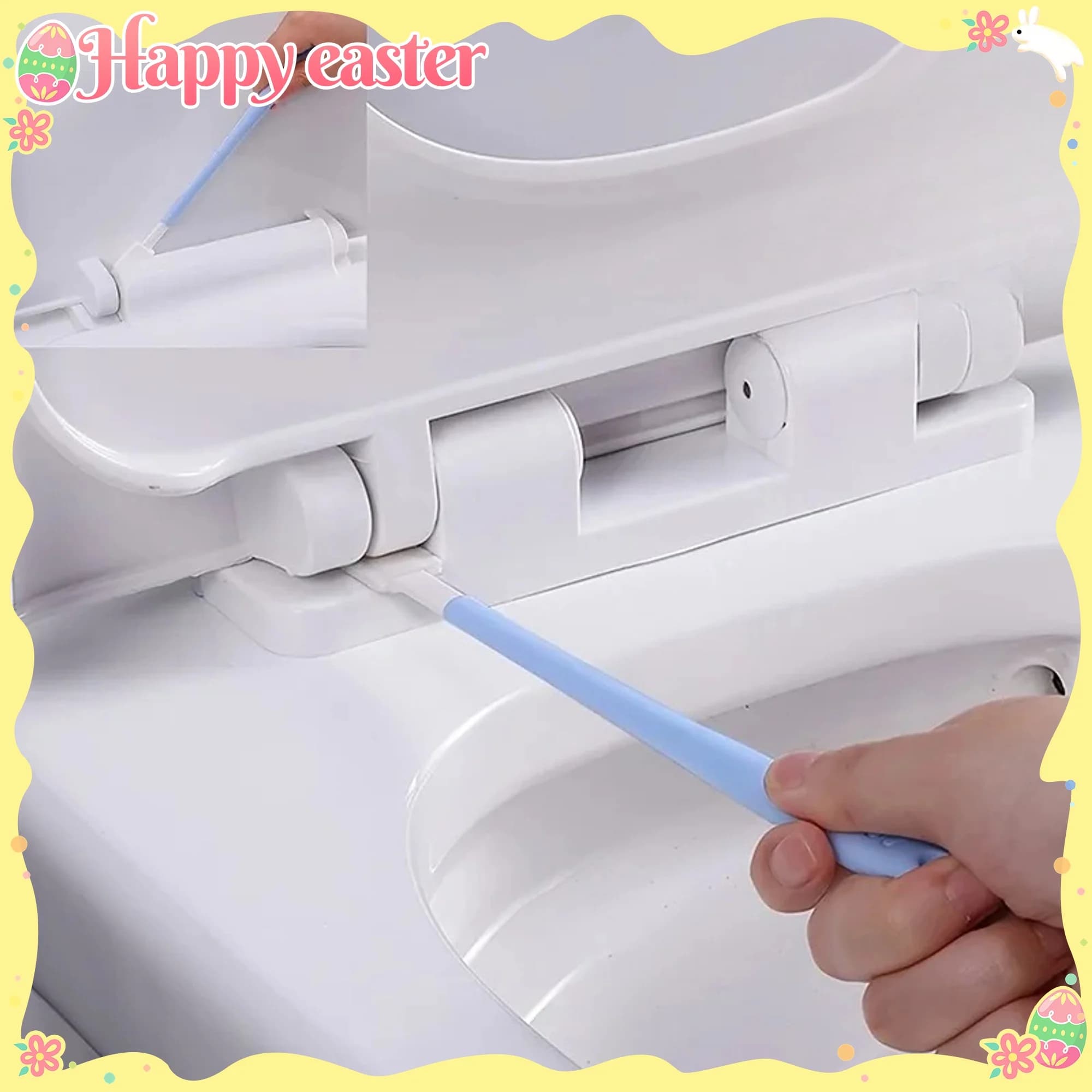Confezione da 50 spazzole monouso per la pulizia delle fessure con testine sostituibili - Set di spazzole per dettagli multisuperficie per WC, cucina