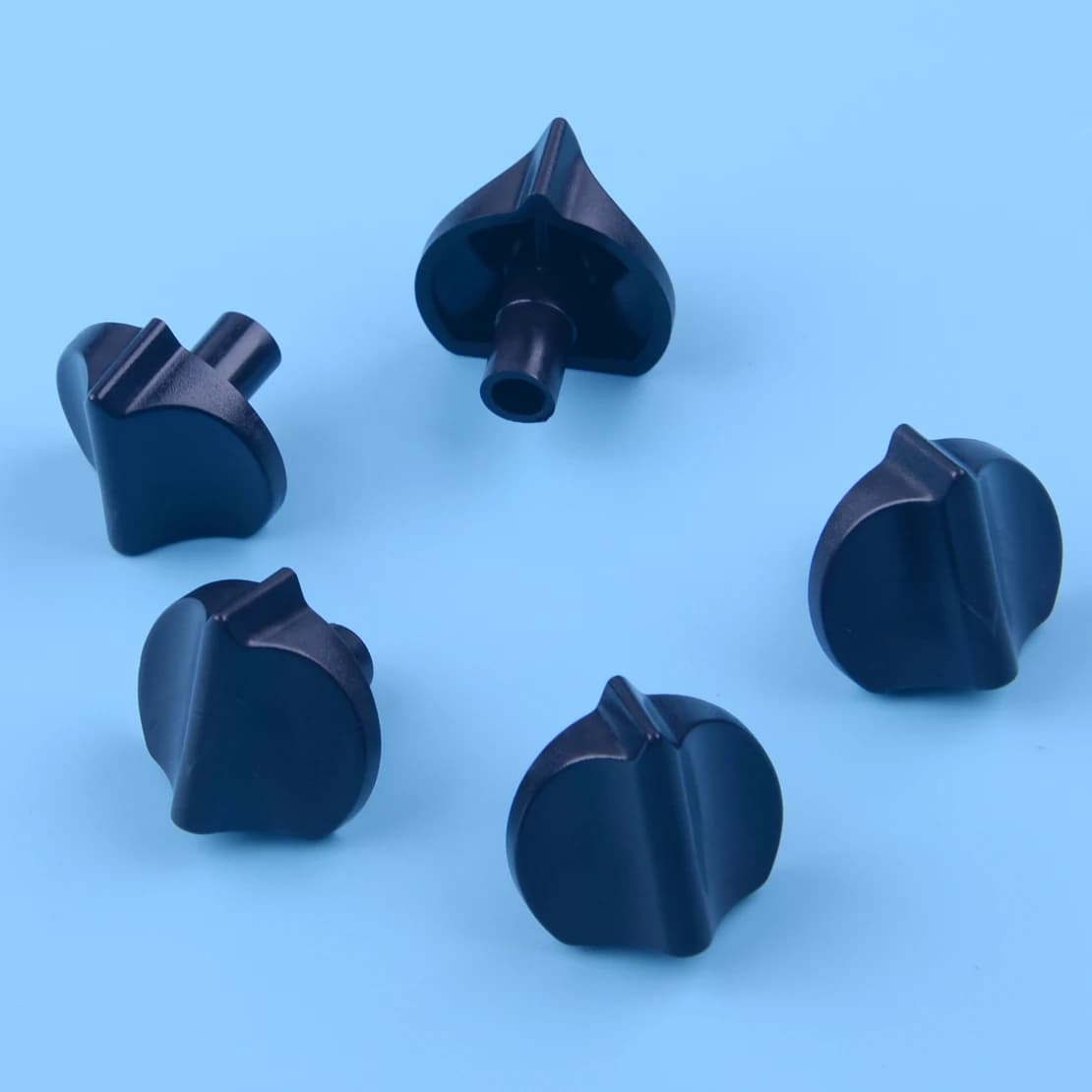 LETAOSK 5 pezzi/set pomello dello starter in carburatore nero 42821829500 Adatto per Stihl BR500 BR550 BR600 42821829500 Soffiatori per zaino
