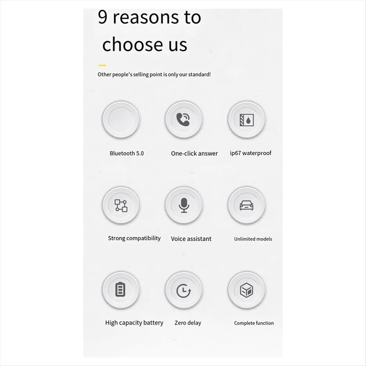 A60P Universal Smart Wireless Remote Control Waterproof Bluetooth 5.3 for Helmet Earphone Motorcycle Bike Handlebar