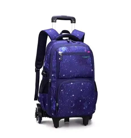 Zaino scolastico con ruote Borsa per ragazzi Zaino con ruote da scuola Trolley per scuola con ruote Borsa zaino per ragazzi Zaino con ruote