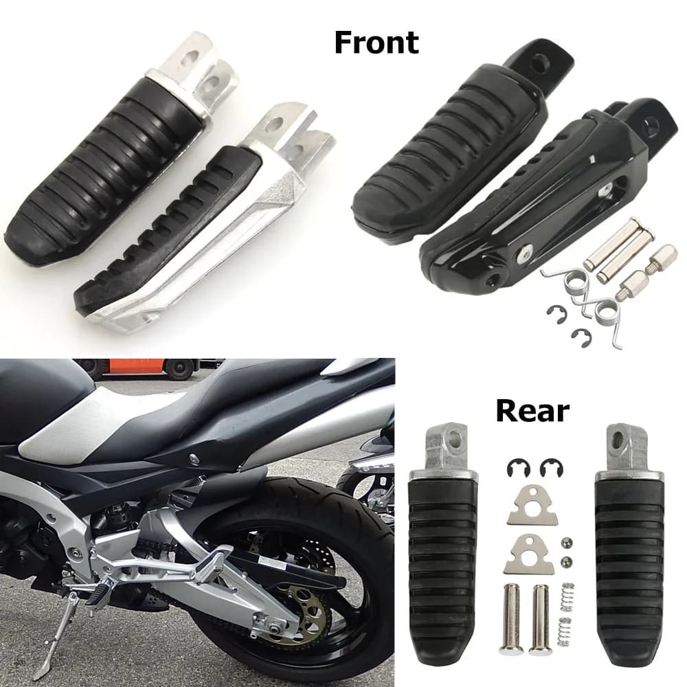 Pedane passeggero per moto pedale posteriore pedane poggiapiedi anteriori per Suzuki GSX650F GSX 650F 2008-2012 GSX 1400 i b-king