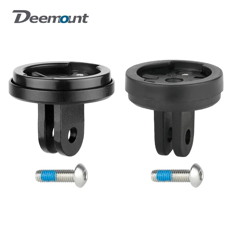 Adjustable adapter with Deemount direction for rear radar light for Garmin Bryton Wahoo computer, suitable for sports camera with Magicshine light