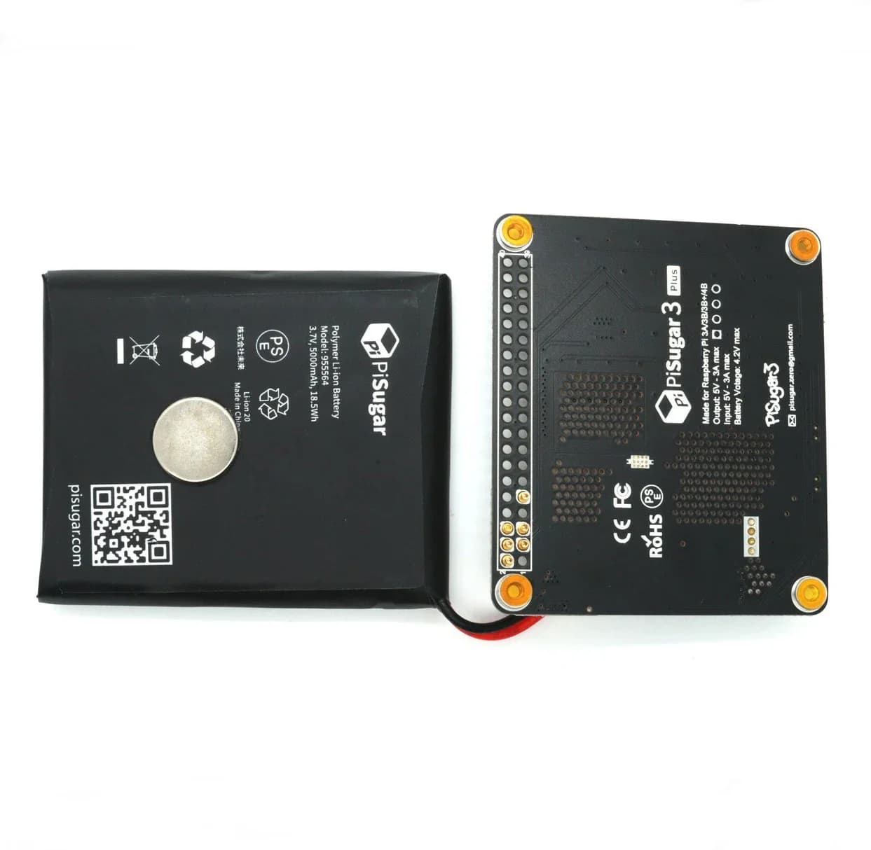 Raspberry Pi UPS PISugar 3 Plus Modulo di alimentazione Raspberry Pi Alimentatore batteria al litio UPS 3B