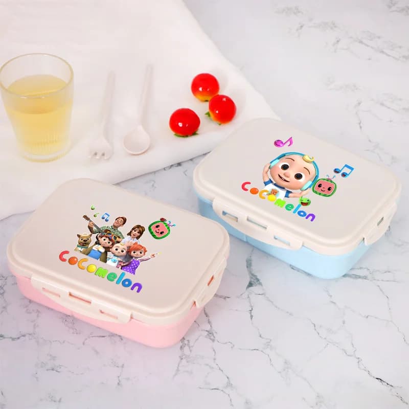 Cocomelons Simpatico Lunchbox Cartoon Anime Pattern Stampato Bento Lunch Box Studenti Moda Contenitori per la conservazione degli alimenti Regali di compleanno