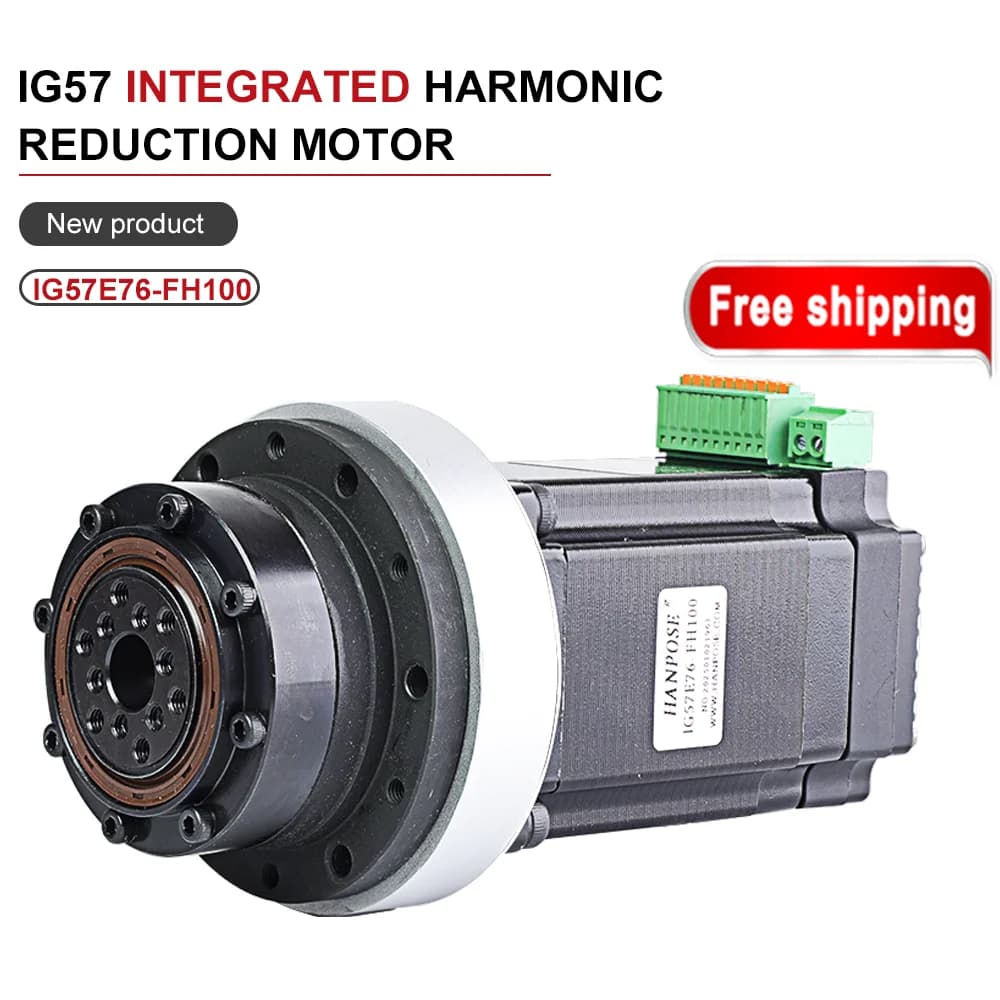 Motoriduttore integrato ad alta precisione HANPOSE NWMA23 IG57 Harmonic Drive per giunti robot, integrazione dell'azionamento ad anello chiuso.