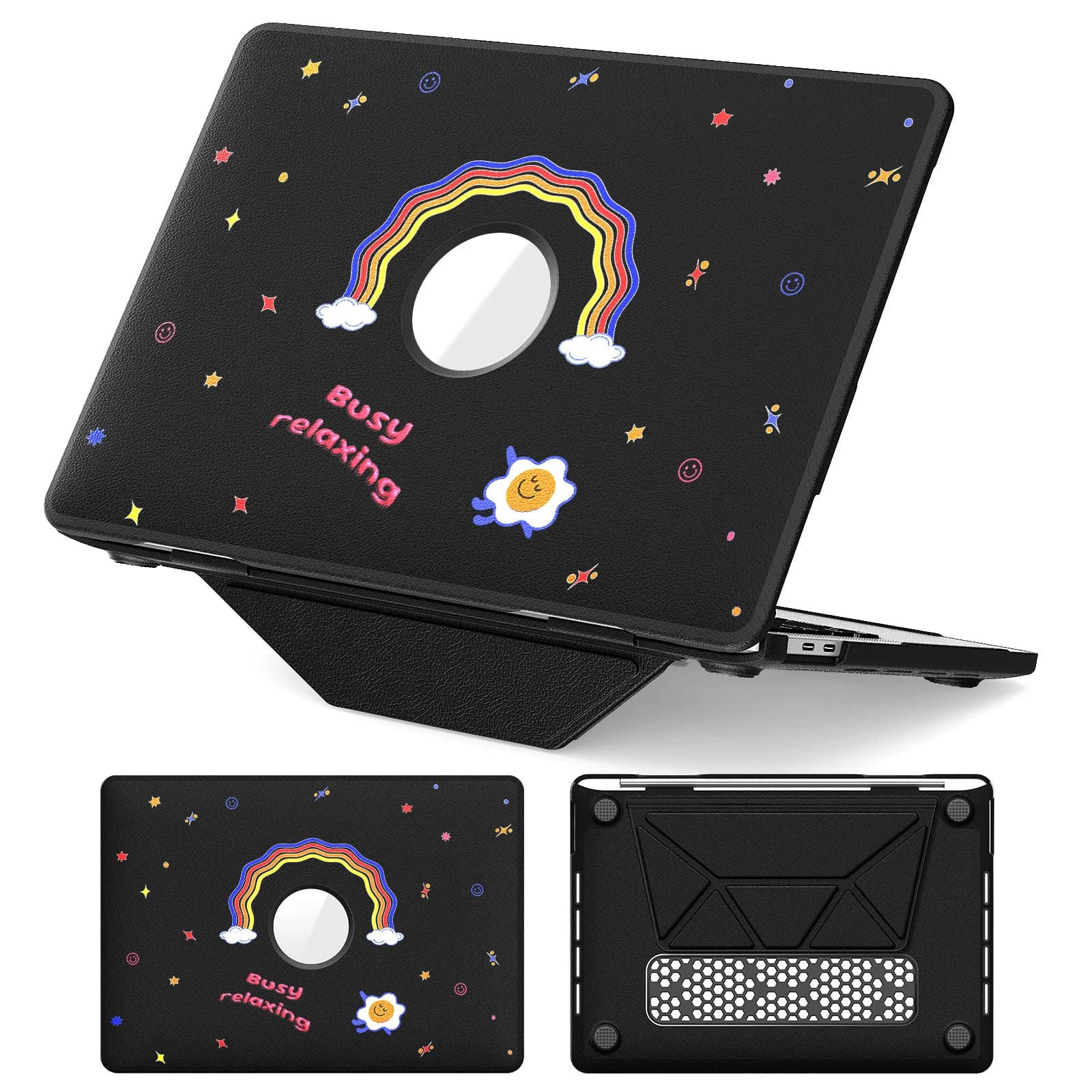 Custodia per laptop universale per Mac Book Pro 13 2022 2020 2019 2018 2017 A2251 A2289 A2338 A2159 A1989 Custodia pieghevole stampata UV