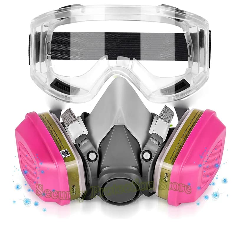 Respirator 60926 Cartuccia/Filter with filter for organic vapours Safety glasses for anti-dust mask 6000 7000 Safety at work