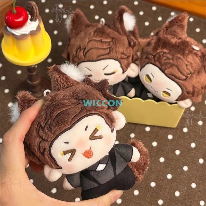 QQ Wolf Nunu Attribute Plush Doll Valko Love and Deepspace Cute Mini Stuffed For Cos Convention Holiday Shooting Kawaii Wolf