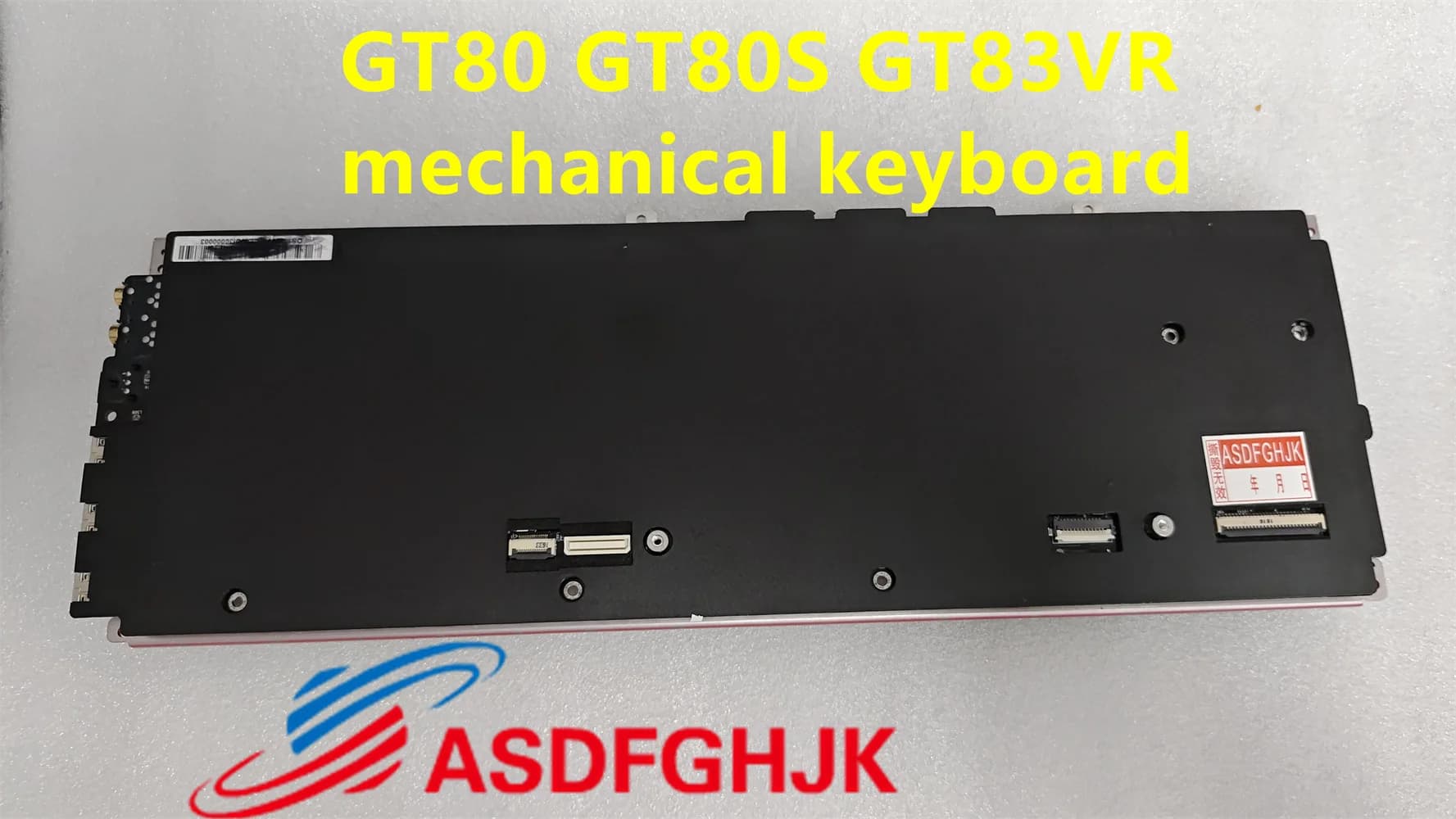 Tastiera meccanica inglese retroilluminata rossa per MSI GT80 2QC 2QD 2QE GT80S 6QD 6QE 6QF GT83 8RF 8RG GT83VR 6RE 6RF 7RE 7RF Inglese
