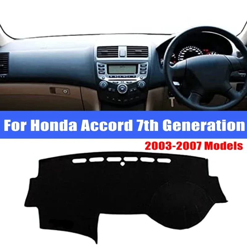 Car Dashboard Cover Sun Shade Mats Avoid Light Pads Instrument Panel Protective For Honda Accord 7th Generation 2003-2007 Models