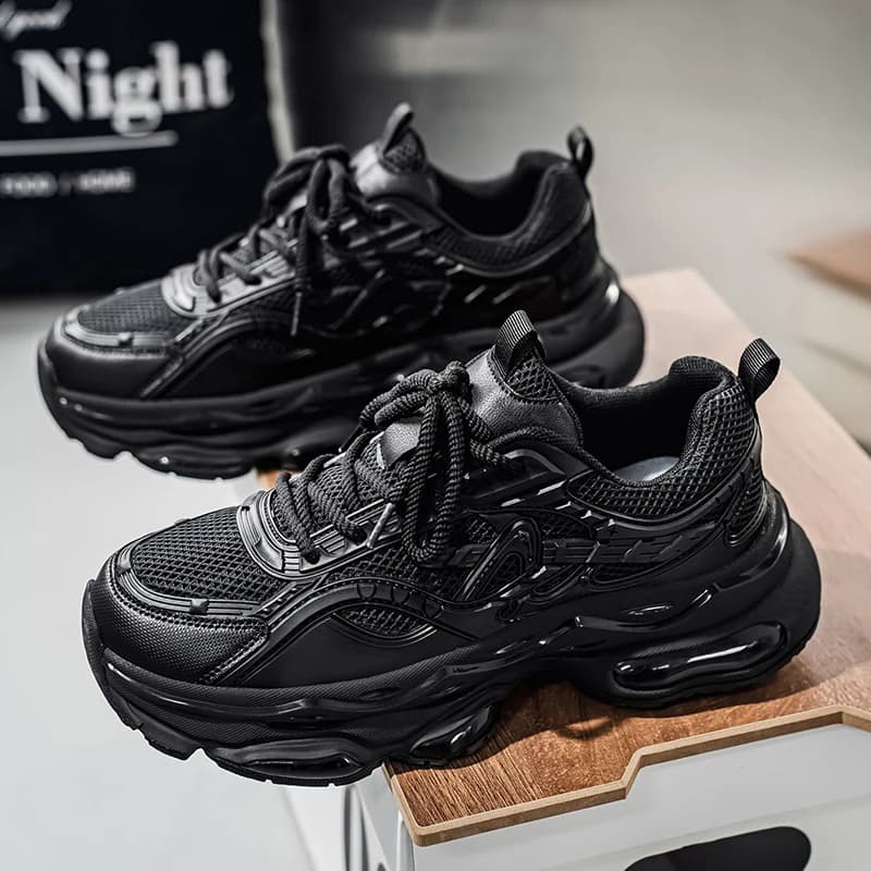 Men's Casual Sneakers, Luxury Trainer Shoes, Breathable Race Running Shoes, Fashion Loafers for Men.