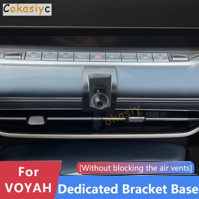 For Voyah Free 2023 2022 2021 2024 Car Interior Mobile Phone Holder Bracket Mount Special Base Air outlet Clip Accessories