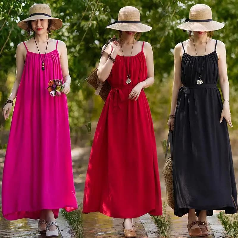 Long Red Sexy Night Shirt with Strap for Spaghetti Bathrobe Women Long Night Shirt One size Nightwear Intimo Lingerie Homewear