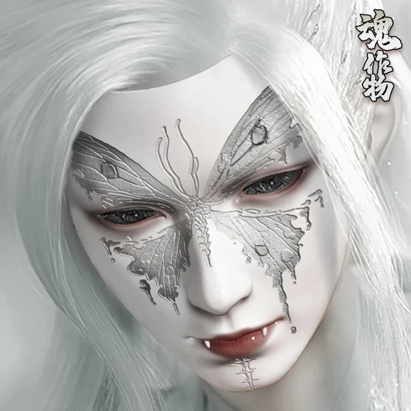 CosplayAntique maschera integrale uomini adulti donne stesso creativo retrosostenibile per oggetti di scena horror di Halloween accesso per spettacoli di feste sul palco
