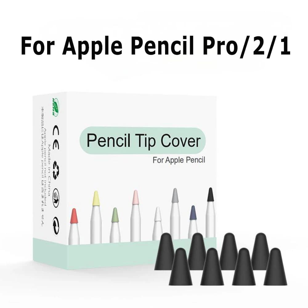 8 pezzi copertura con pennino in silicone per Apple Pencil Pro 3 2 1 custodia con punta per Apple Pencil 3 USB C custodie di seconda generazione penna stilo pennino Capa