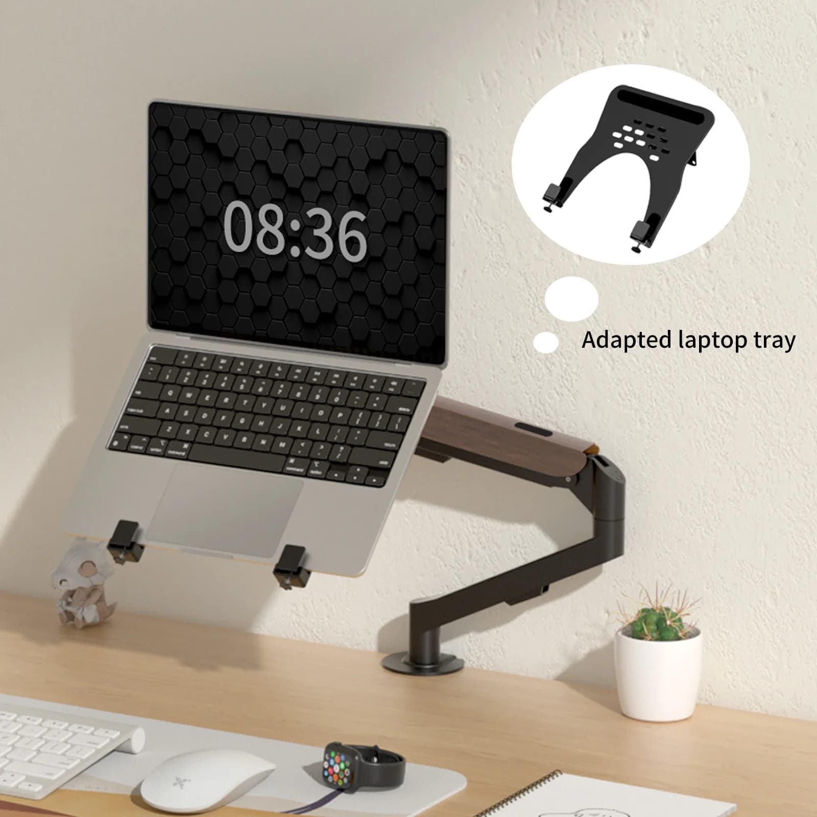 HILLPORT Desktop Monitor Arm Holder 17-34" Gas Spring Full Motion Mount Strut Soport LCD LED TV Mount Stand PC Support M5-M