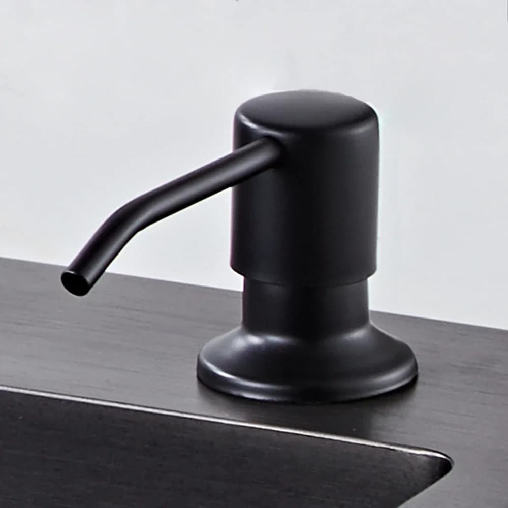 Dispenser di Detersivo per Piatti in Acciaio Inox, Pompa per Sapone Anti-Perdita per Lavello da Cucina, Facile da Ricaricare, Rotazione a 360° ° Dispenser di Sapone con Testa Girevole