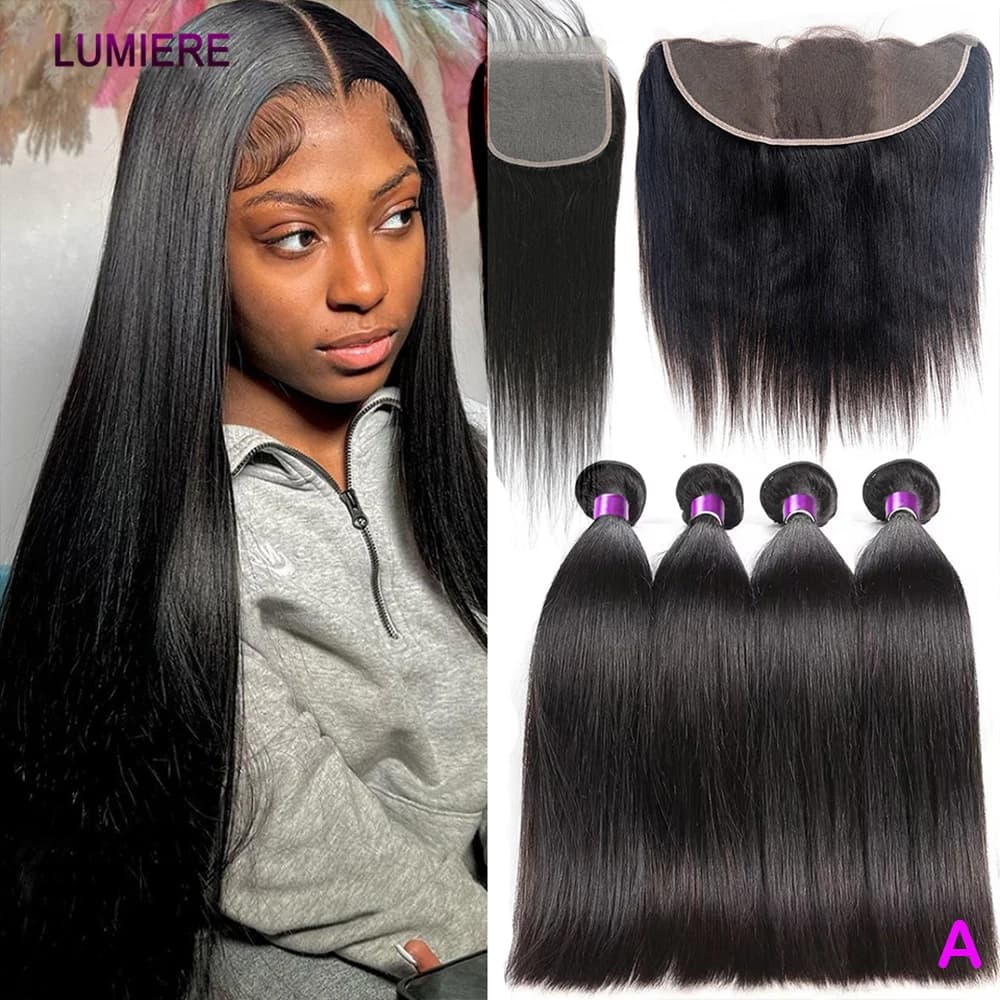 Smooth human hair band with bone Raw hair band with 30 inch deep curly wave Dual textured hair fabric extensions not 100%