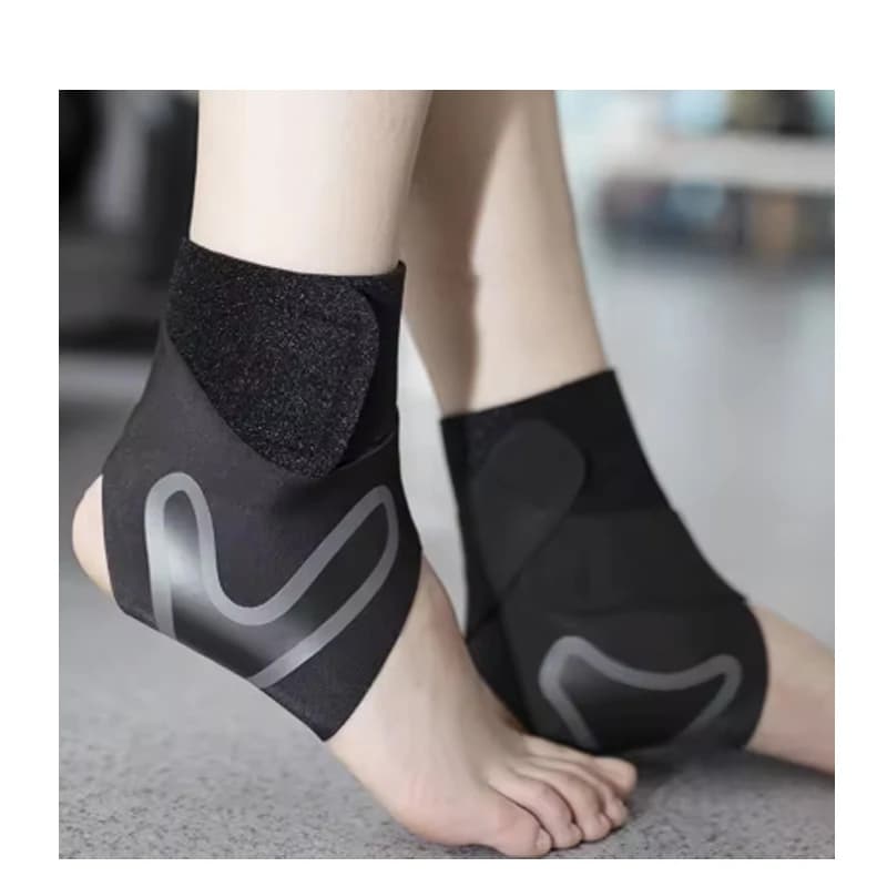 1 paio di protezioni per caviglie, maniche per caviglie a compressione regolabili traspiranti per sport, corsa, calcio, basket, protezioni per caviglie