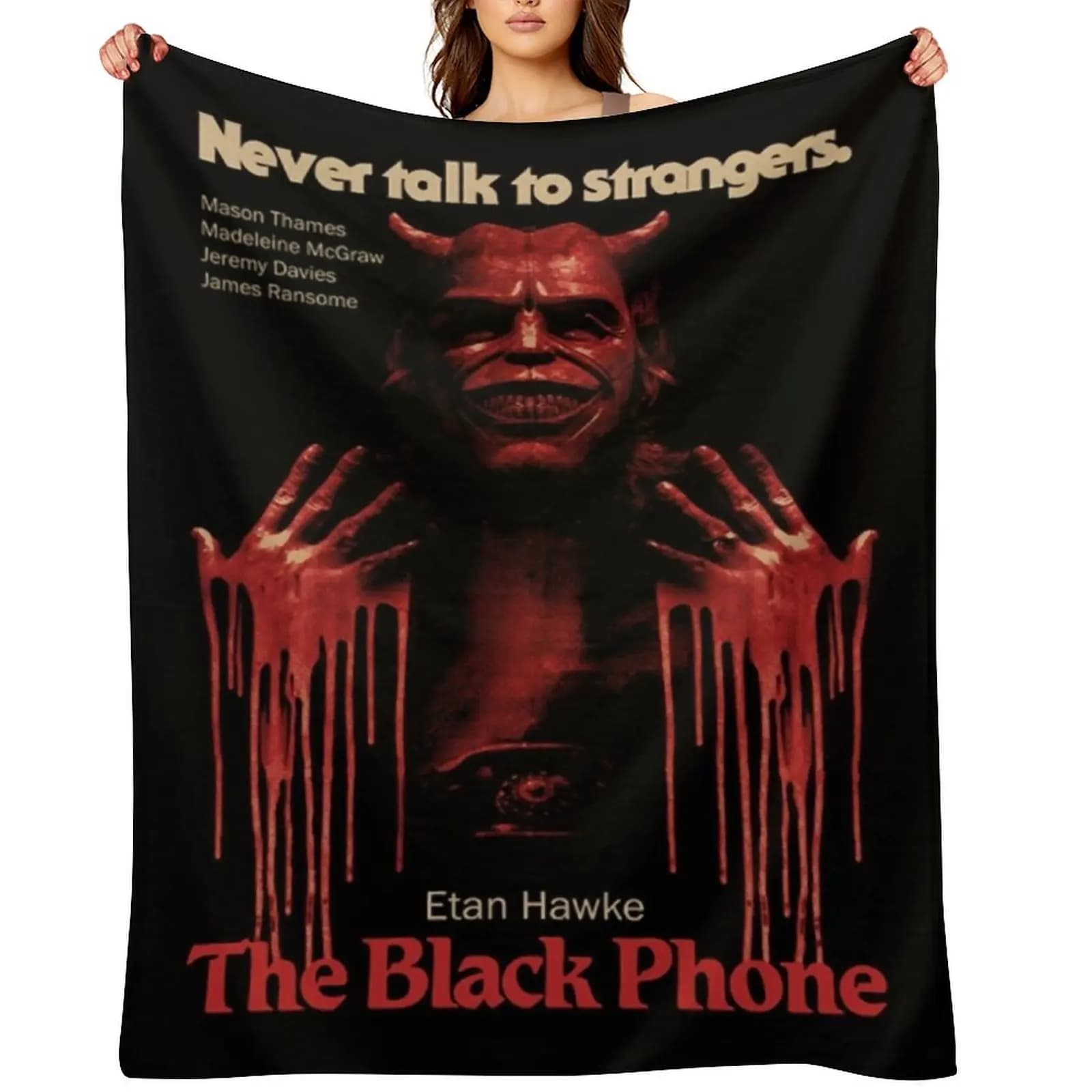 The Black Phone, Horror, Blumhouse Throw Blanket Sleeping Bag Decorative Sofa Furrys blankets and throws Blankets