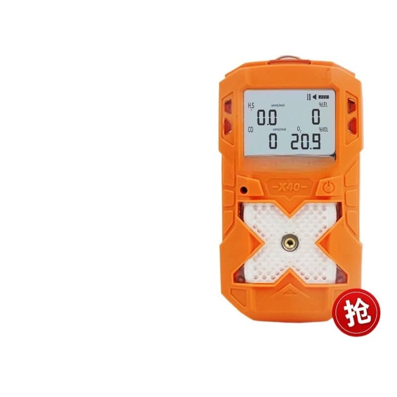 Rilevatore di gas quattro in uno X40: ossigeno, monossido di carbonio, idrogeno solforato, gas tossici, portatile per miniere