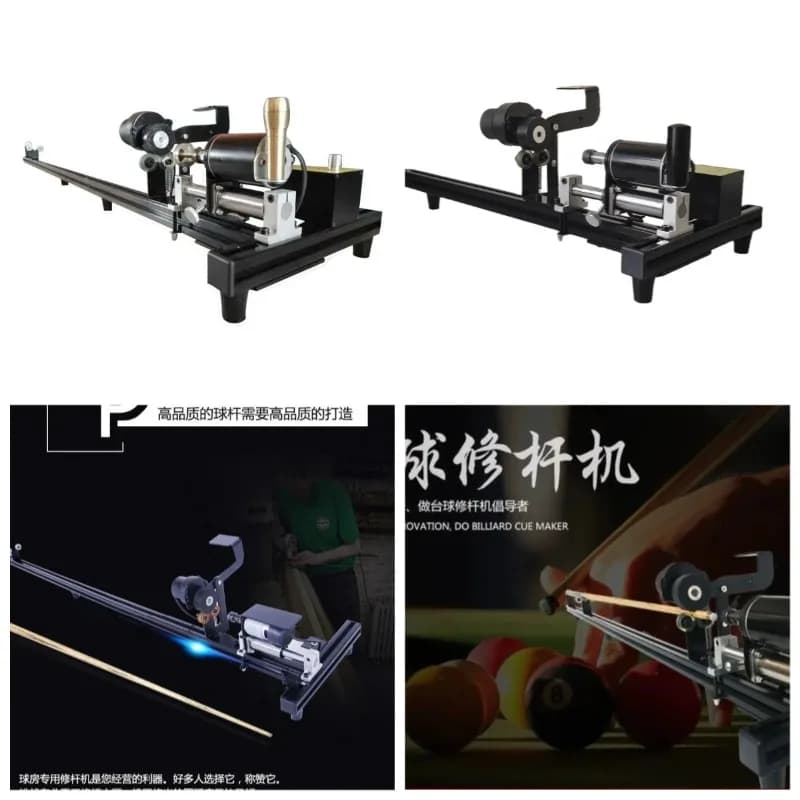 Professional Billiard Cue Repair Machine, Tip/Ferrule Replacement & Shaft Straightening Tool for Pool Cues