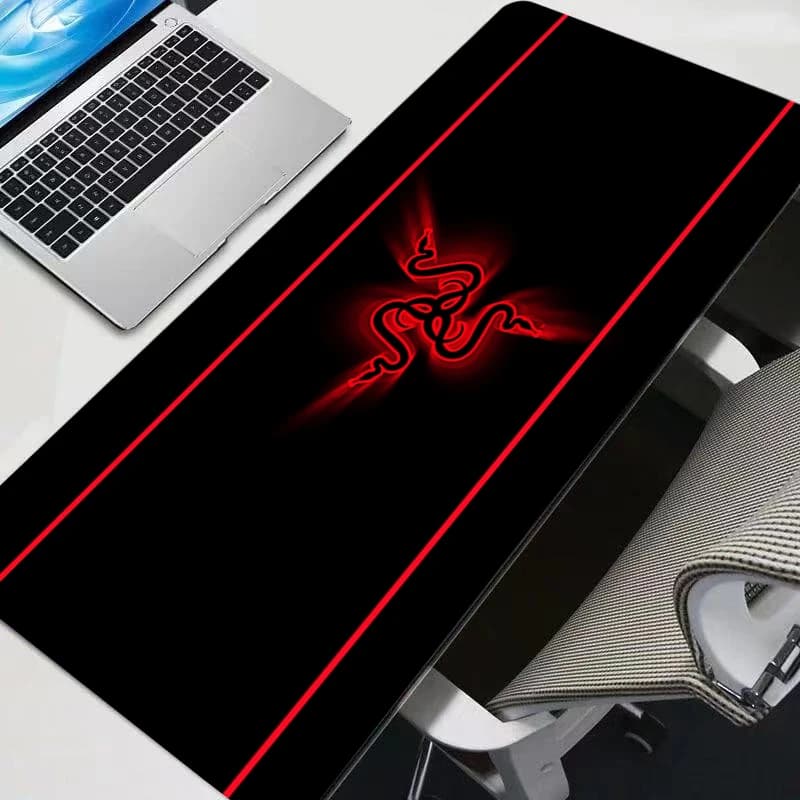 Tappetino per mouse Razer Tappetini da gioco anime Accessori per PC Tappetino per mouse Tastiera grande Tappetino esteso HD Tappetino da scrivania antiscivolo Modello Tappetino per tablet