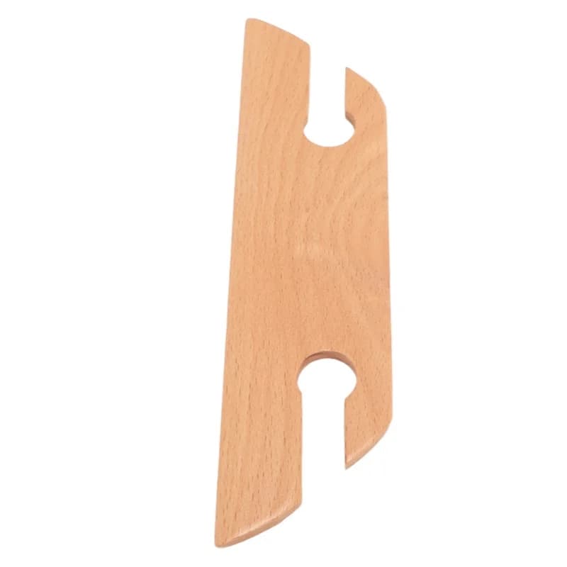 F9 Wooden Weaving Shuttle Portable Smoothly Surface Weaving Shuttle For Inkle Looms Table Looms Trapezium Shaped